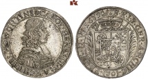 Karl Heinrich, Graf von Metternich-Winneburg, 9. Jan. - 26. Sept. 1679. 1/2 Gulden (30 Kreuzer) 1679, Mainz. 9.71 g. Slg. Walther 387; Slg. Pick I (Auktion Dr. Busso Peus Nachf. 405) -.