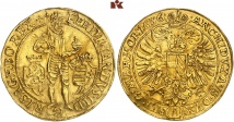 Ferdinand II., 1592-1618-1637. 5 Dukaten 1636, Prag. 17.21 g. Dietiker 757; Fb. 39 (dort unter Böhmen); Halacka 718.