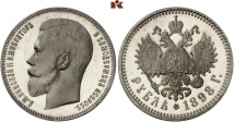 Nikolaus II., 1894-1917. Rubel 1898, St. Petersburg. 19,98 g. Bitkin 43; Dav. 293.