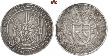 Bistum. Nikolaus Schiner, 1496-1499. Guldiner 1498. 28,94 g. Dav. 8786; HMZ 2-1016 a; Levinson V-19.
