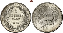 2 Neu-Guinea Mark 1894 A. J. 706.