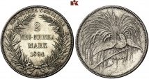 2 Neu-Guinea Mark 1894 A. J. 706.