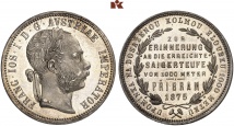 Franz Josef I., 1848-1916. Gulden 1875. J. 365; Müseler 6/44.