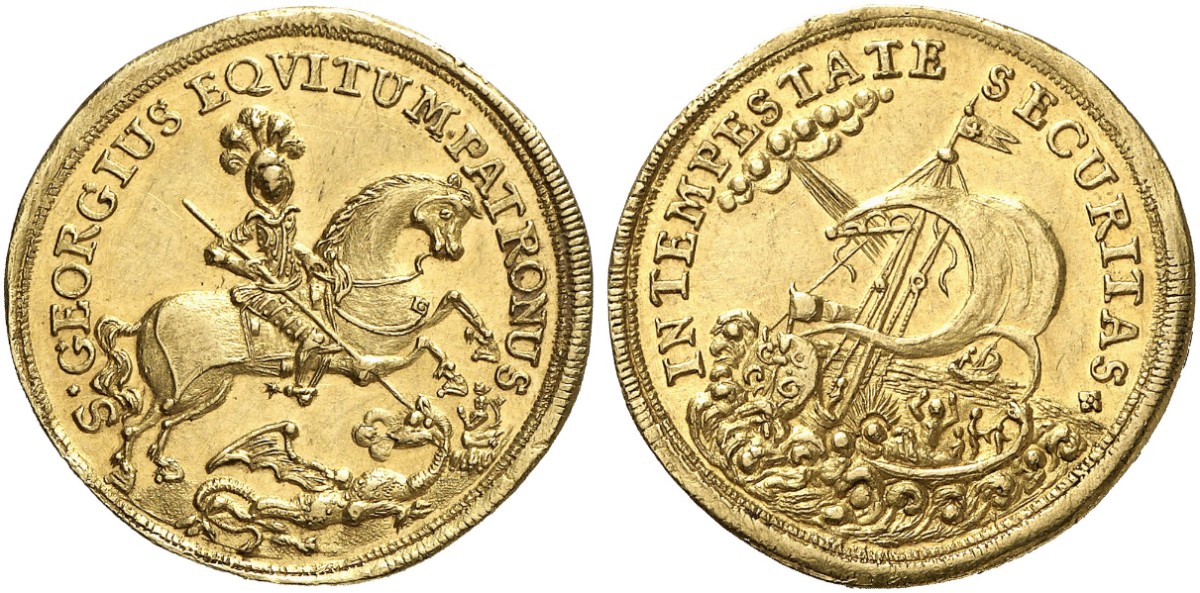 3 Dukaten o. J. (um 1700), Huszar 17; Fb. 578.