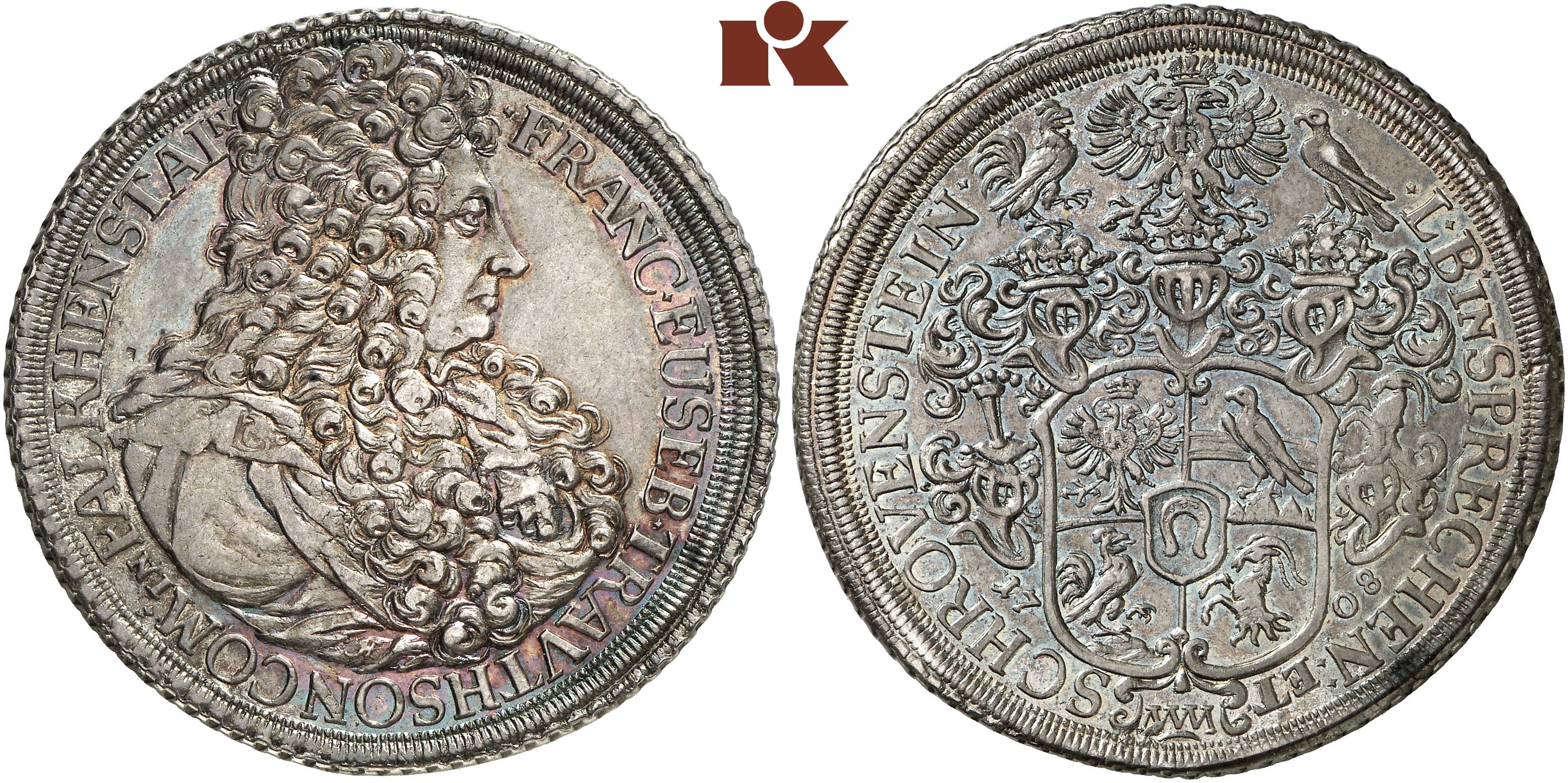 1700 000. Австрийский талер 1812 года. Монета Иоганн Фрид.