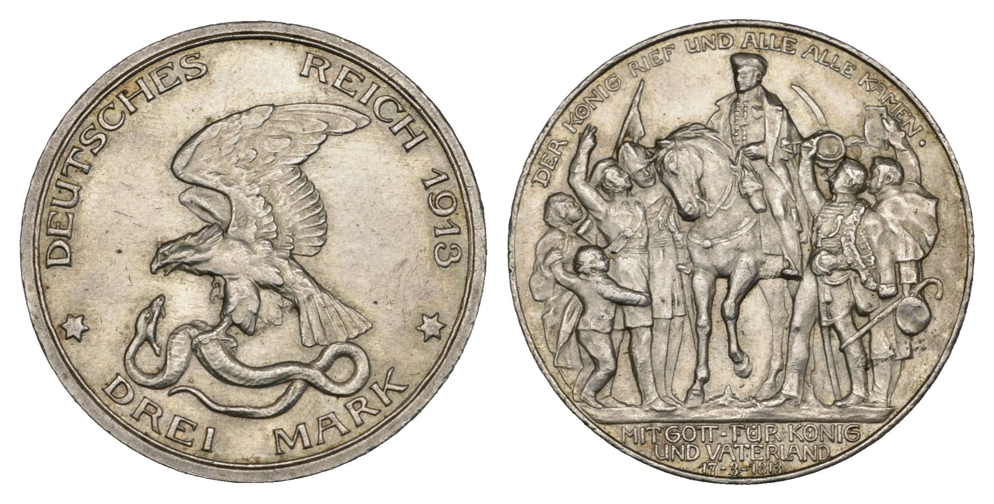 Серебряные монеты проба. Немецкая серебряная монета 1913 года. Германия 3 марки 1913. Монеты Пруссии серебро юбилейные. Пруссия 20 марок 1913.