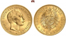 Wilhelm II., 1888-1918. 10 Mark 1889 A. J. 249.