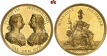 Peter III., 1762. Goldmedaille 1762, Diakov 113.1 (dort in Silber); Hoffmann 14; Olding 675.