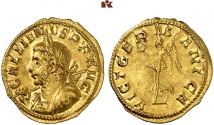 Gallienus, 253-268. AV-Aureus, 258/260, Colonia; 2.22 g. RIC 2 a; MIR 891; Calicó 3603.