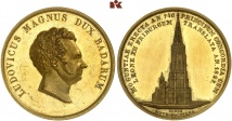 Ludwig, 1818-1830. Goldmedaille 1827, Wielandt/Zeitz 206; Berstett 216.