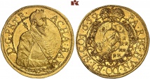 Achatius Barcsai, 1658-1660. 10 Dukaten 1659 CV, Klausenburg. Resch 1; Fb. 402.