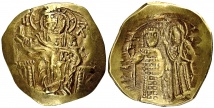 Balduin II. von Courtenay, 1240-1261. AV-Hyperperon (Scyphat) nach Typ der Hyperpera des Johannes III. Dukas-Vatatzes von Nikaia, Constantinopolis; 4.31 g. DOC 9 c; Metcalf² -, vergl. S. 229 f.; Sear -.