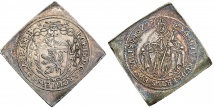 Paris von Lodron, 1619-1653. 1/4 Reichstalerklippe 1620. 7,07 g. Zöttl 1550.